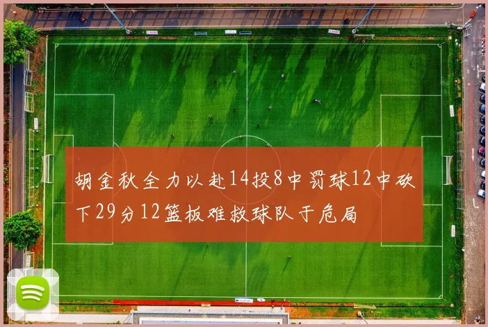 胡金秋全力以赴14投8中罚球12中砍下29分12篮板难救球队于危局